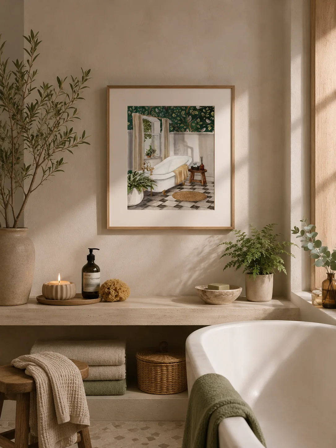 The Wallpaper Room — framed