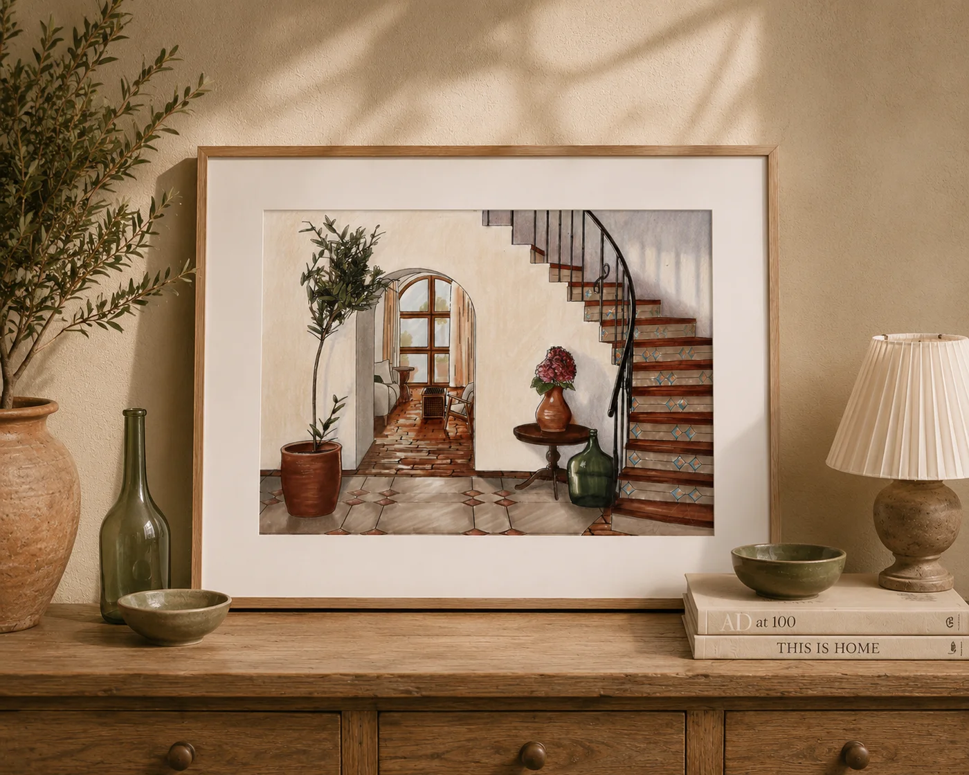 Through the Archway — framed